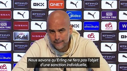 Guardiola sur Haaland : "Nous accepterons toutes les décisions"