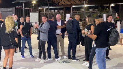 L'arrivée du président de la FIFA Infantino pour le Match des Légendes