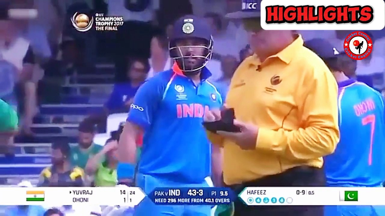 India Vs Pakistan 2017 Champions Trophy Final Extended second inning Highlights _CricketCentral24