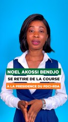 Télécharger la video: noel akossi bendjo se retire de la course  à la presidence du pdci-rda