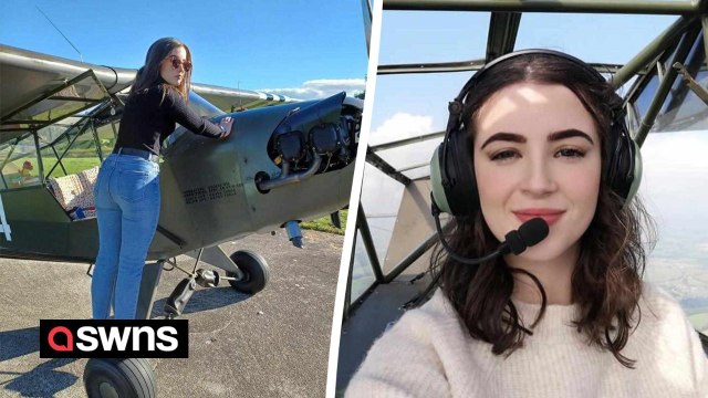 Britain's 'youngest female pilot', 20, to fly replica of WWI plane
