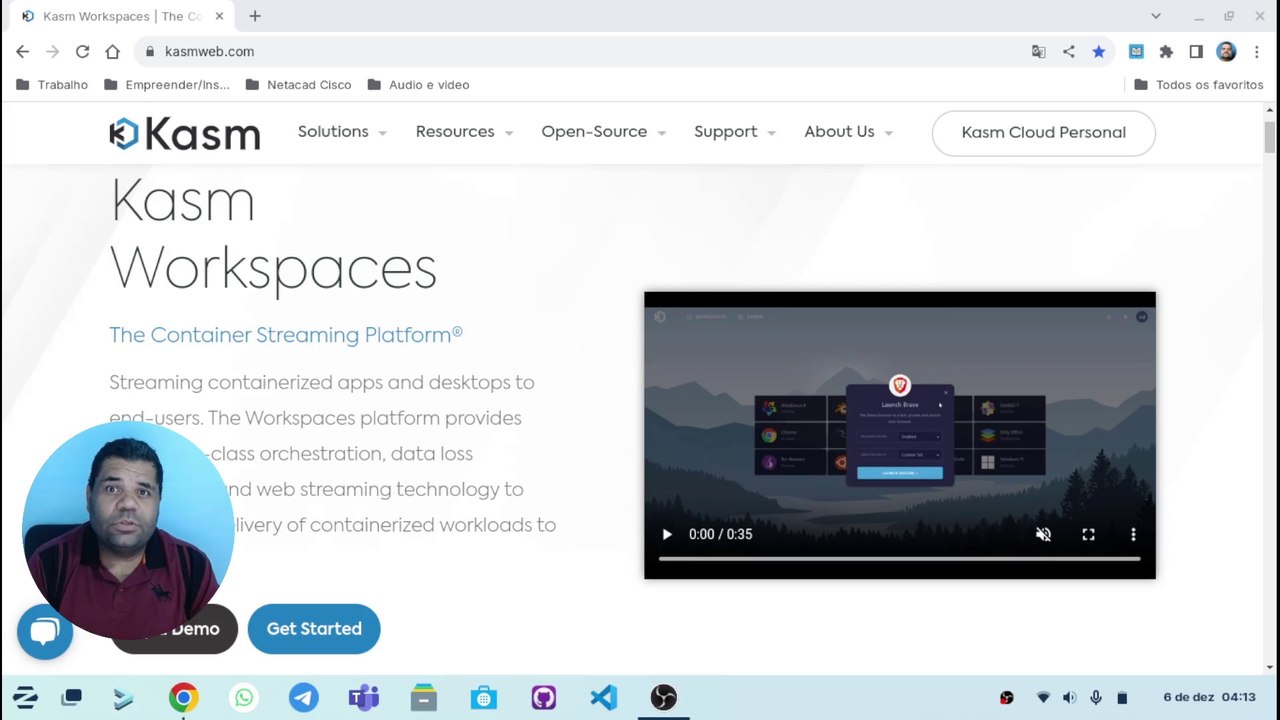 Docker e Kasm Workspaces