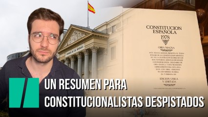 Un resumen para constitucionalistas despistados