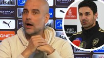 Guardiola rebate las especulaciones de la prensa que cubre al City sobre él y Arteta