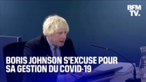 “Je suis désolé”: Boris Johnson présente ses excuses aux familles des victimes du Covid-19