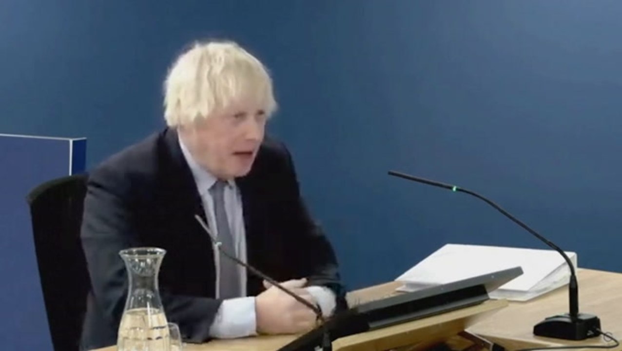 Boris Johnson says pandemic meetings were ‘too male-dominated’