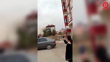 Elbistan'da hasarlı bina yıkımında skandal hata: Bu kafa yeni ev yapsa ne olacak?