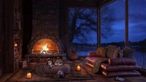 Cozy Room Lakeside with Relaxing Jazz Heavy Rain
