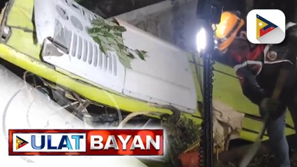 17 patay nang mahulog ang sinasakyang bus sa bangin sa Antique