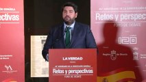 López Miras anunciando la asignatura sobre la Constitución para los institutos.