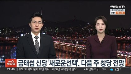 下载视频: 금태섭 신당 '새로운선택', 창당 절차 다음주 완료할 듯