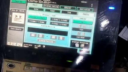 إعدادات النسخ الافتراضية bizhub c360