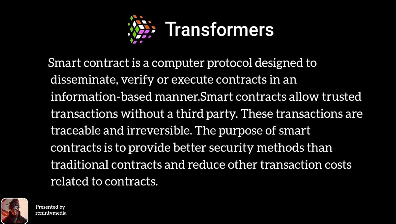 Introduction Of Smart Contract