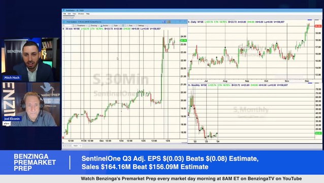 SentinelOne Stocks Soars On Q3 Earnings Beat: Here Are The Details