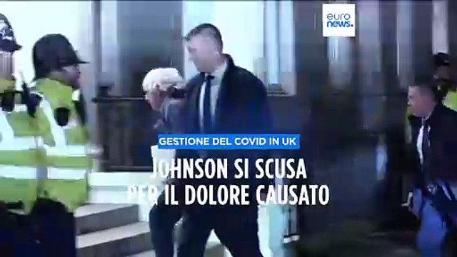 Regno Unito, inchiesta Covid: l'ex premier Boris Johnson chiede scusa ai familiari delle vittime
