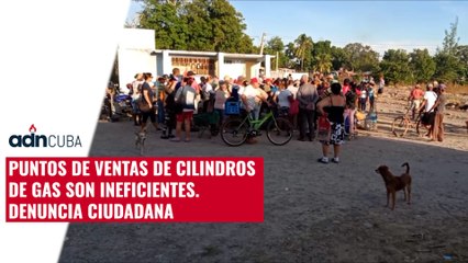 Puntos de ventas de cilindros de gas son ineficientes. Denuncia ciudadana