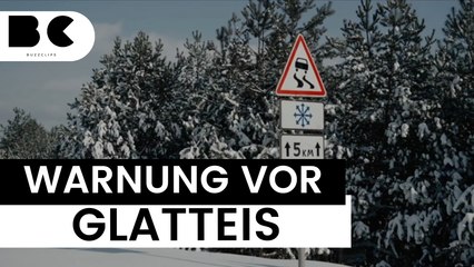 Glatteis: Hier wird es besonders rutschig