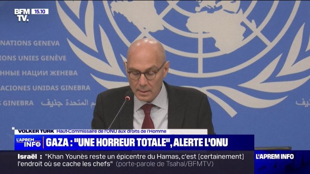Guerre Israël/Hamas: Les Palestiniens de Gaza vivent dans l'horreur la plus totale selon Volker Türk, le Haut-commissaire de l'ONU aux droits de l'Homme
