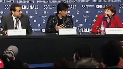 Press conference with Shahrukh Khan in Berlin
