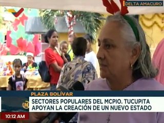 Ciudadanos de Delta Amacuro apoyan totalmente la creación del estado Guayana Esequiba