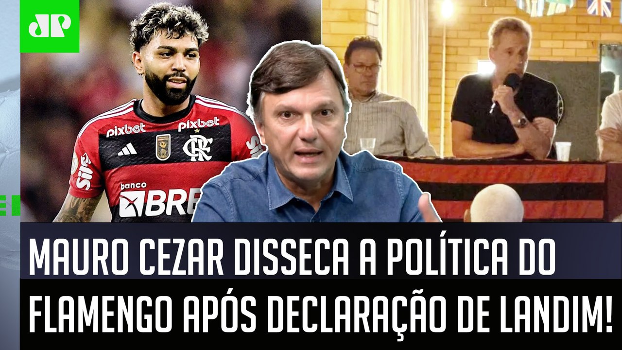 "POR QUE AS PESSOAS ESTÃO ASSUSTADAS COM ISSO? O FLAMENGO..." Mauro Cezar ANALISA FALA de Landim!