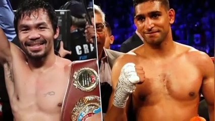 Amir Khan valora una pelea de exhibicion frente a Manny Pacquiao