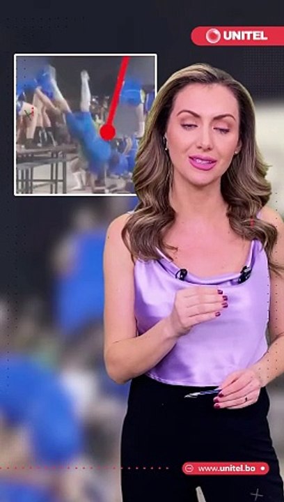 Una estudiante cayó de cabeza durante la realiz...
