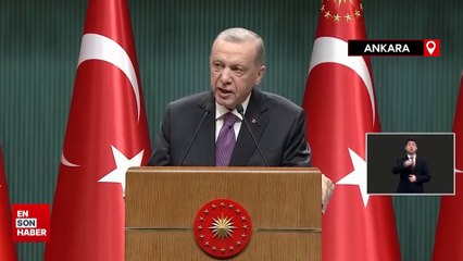 Cumhurbaşkanı Erdoğan'dan kabine sonrası açıklamalar