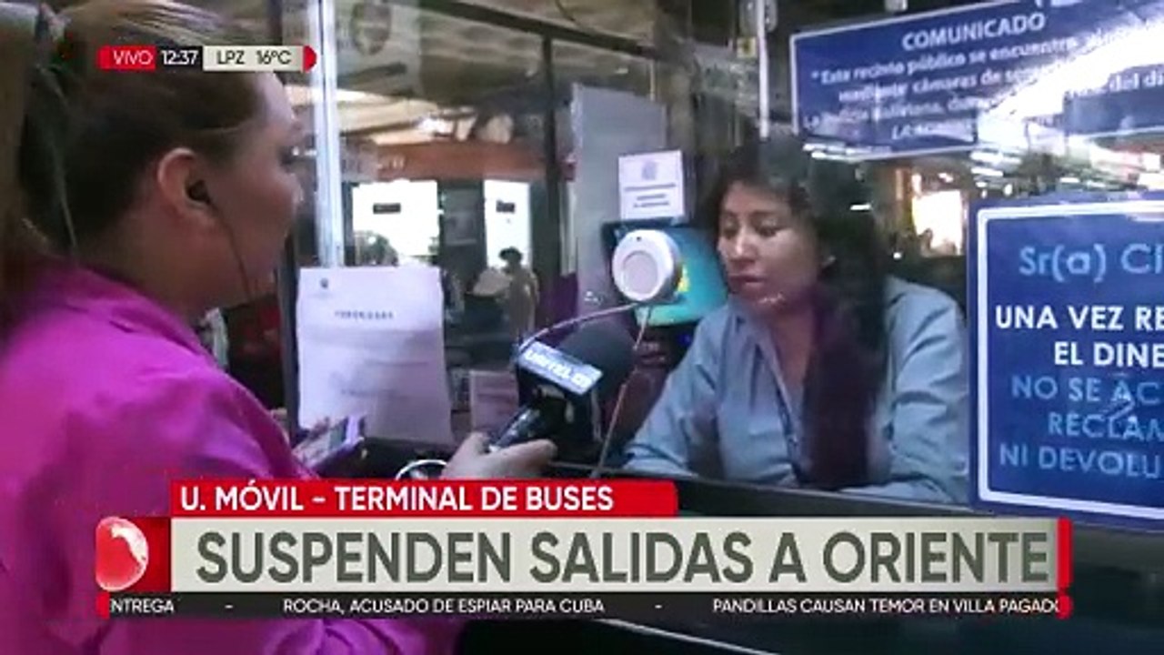 Por bloqueo en Yapacaní, suspenden viajes por l...