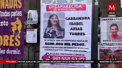 Colectivo de Madres víctimas de feminicidio se manifiestan en Chiapas