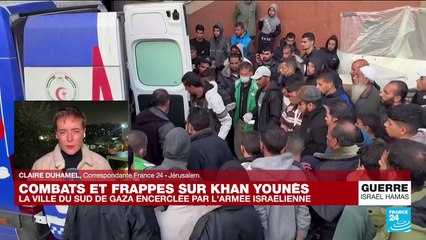 Bande de Gaza : combats et frappes sur Khan Younès, ville du sud de l'enclave