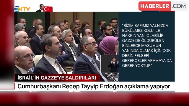 Cumhurbaşkanı Erdoğan: İsrail'in gerçek bir orduyla karşı karşıya geldiğinde paramparça olacağı muhakkak