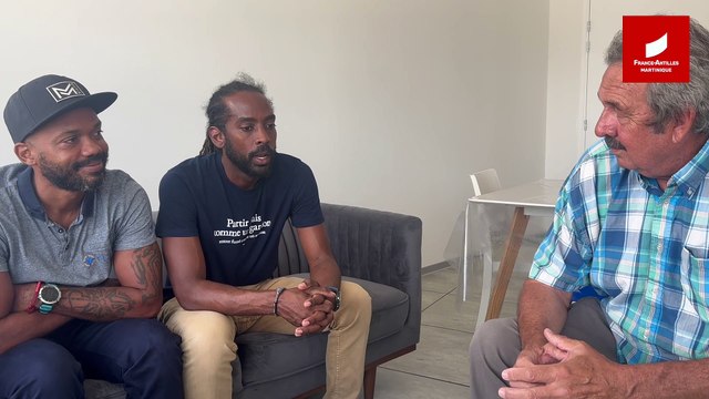 JEAN-YVES AGLAÉ ET HERVÉ JEAN-MARIE, skippers martiniquais de Class40 sur Martinique Tchalian lors de la Transat Jacques-Vabre 2023