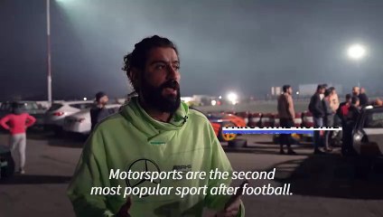 Car drifting steers Iraq's youth away from drugs and alcohol