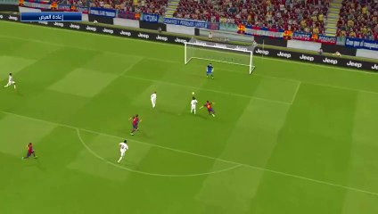 Global goal for Leo Messi with a shot in the air THE GOAT | PES