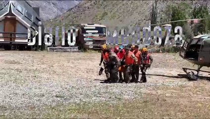 Rescate de los cuerpos de los tres andinistas muertos en el cerro Marmolejo