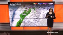 Atmospheric river spreads into California