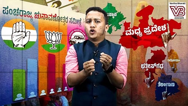EXIT POLL | ಮಧ್ಯ ಪ್ರದೇಶ, ರಾಜಸ್ತಾನದಲ್ಲಿ ಕಾಂಗ್ರೆಸ್ ಸೋಲುತ್ತಾ ? | Congress | Madhya Pradesh | Rajasthan