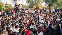 गोगामेड़ी की हत्या के विरोध में बंद रहा जोधपुर, जगह-जगह प्रदर्शन