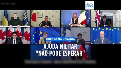 Volodymyr Zelenskyy apela à união do mundo livre