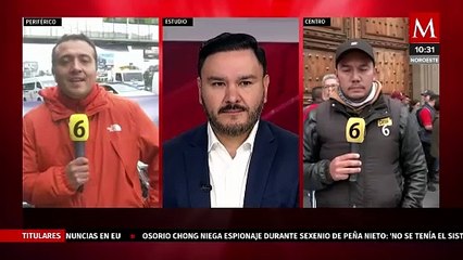 Transportistas bloquean Periférico Norte por orden de aprensión a activista