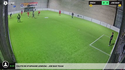 Faute de Stéphane LENDOM - JOE BAR TEAM