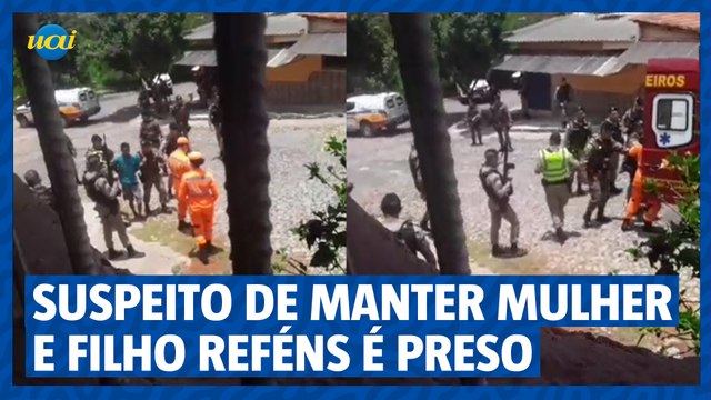 Suspeito é preso em Divinópolis após manter a mulher e filho reféns