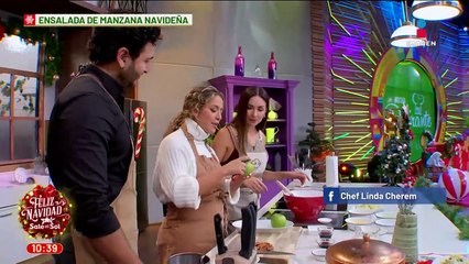Prepara la más deliciosa Ensalada de manzana navideña