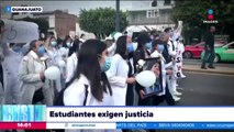 Le dan el último adiós a los estudiantes asesinados en Celaya