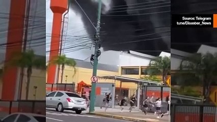 Kohut tulipalo syttyi Brasiliassa lähellä Leonardo da Vinci -koulu 🚒