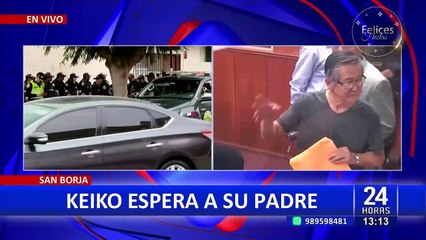 San Borja: Presencia policial se intensifica en la vivienda de Keiko Fujimori