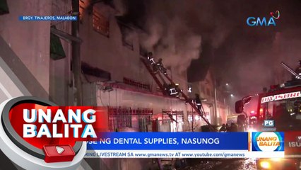 Warehouse ng dental supplies, nasunog | UB
