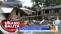 Surigao Del Sur, isinailalim sa state of calamity kasunod ng pagtama ng magnitude 7.4 na lindol doon  | UB