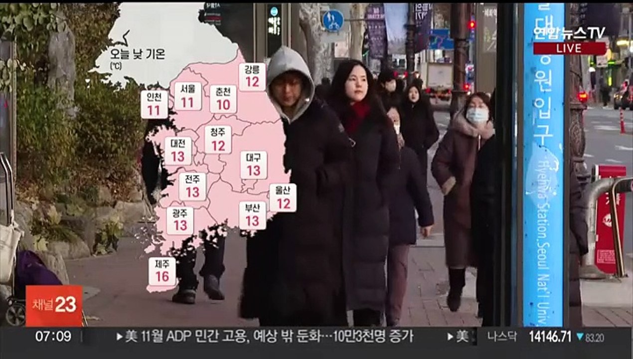 [날씨] 전국 맑고 포근…동해안 건조한 대기, 강풍까지